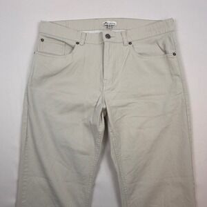 Peter Millar Mens Khaki Cotton‎ Chinos Pants Size 34